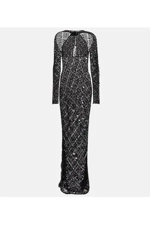 COPERNI Verziertes Maxikleid aus Häkelstrick