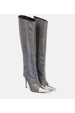 ALEXANDRE VAUTHIER Stiefel mit Metallic-Leder