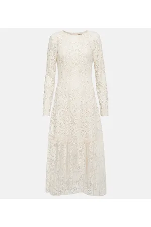 ZIMMERMANN Midikleid Devi aus Spitze