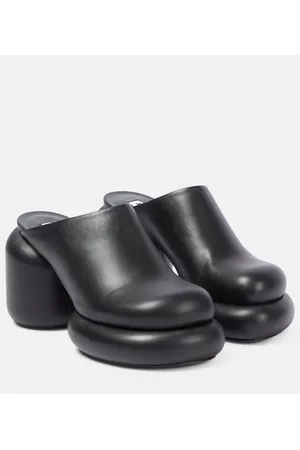 Jil Sander Mules aus Leder
