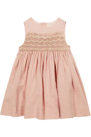BONPOINT Kleid Anaya aus einem Seidengemisch