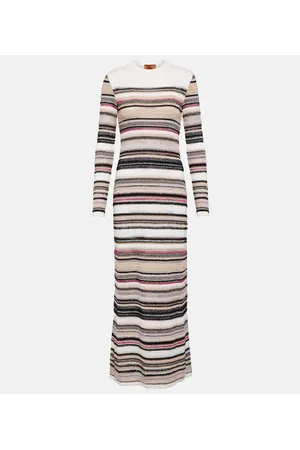 Missoni Maxikleid aus Häkelstrick
