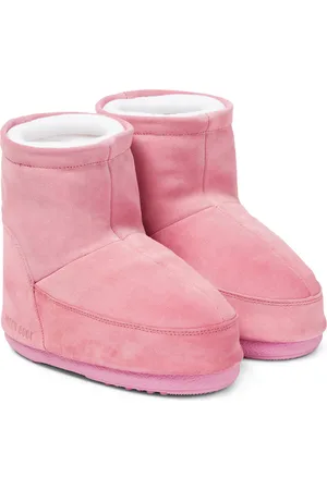 Moon Boot Schneestiefel Icon aus Veloursleder