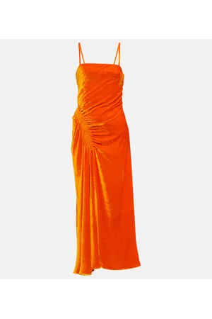 Proenza Schouler Midikleid aus Samt