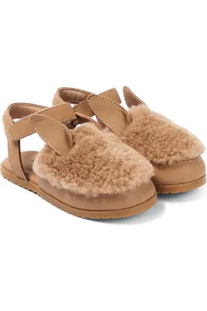 Donsje Sandalen Els aus Leder mit Shearling