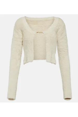 Jacquemus Cardigan La Maille Neve Manches Longues
