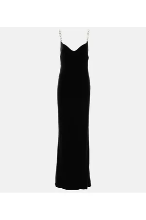 GALVAN Robe Avedon aus Samt