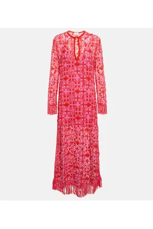 Etro Maxikleid aus Häkelstrick