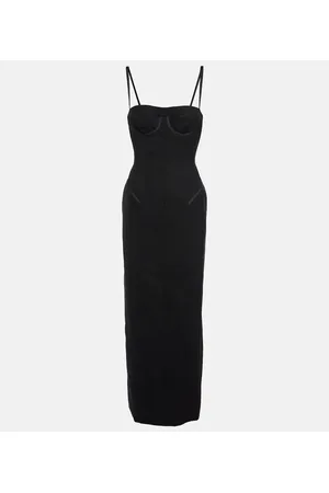 Thom Browne Maxikleid aus Wolle und Seide