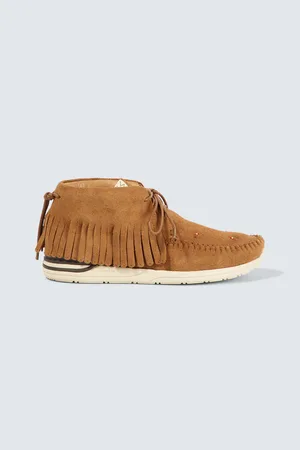 VISVIM Mokassins aus Veloursleder