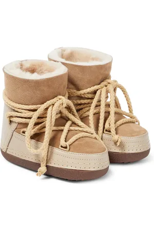 INUIKII Schneestiefel Classic aus Shearling mit Leder