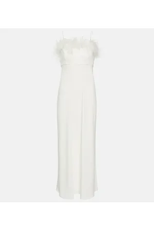 RIXO London Maxikleid Selene mit Federn