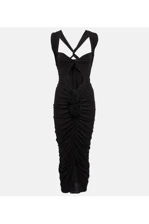 MAGDA BUTRYM Verziertes Midikleid aus Jersey