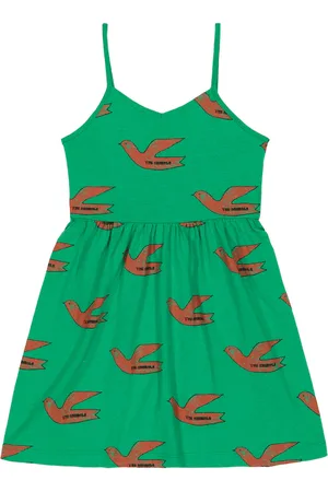The Animals Observatory Bedrucktes Kleid Otter aus Baumwolle