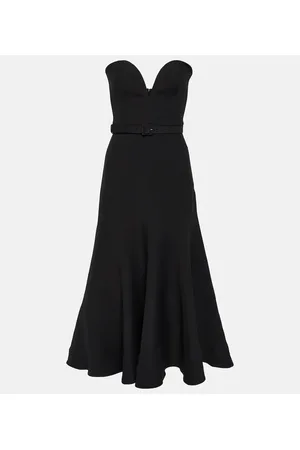 Roland Mouret Midikleid aus Wolle und Seide