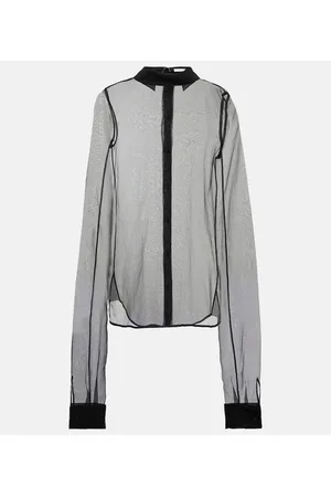 The Row Bluse Alastor aus Seidenorganza