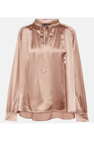 Max Mara Bluse Tamigi aus Seidensatin