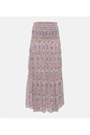 Marant Etoile Bedruckter Midirock Nunca