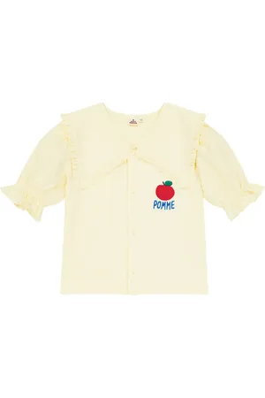 Jelly Mallow Bestickte Bluse aus Baumwolle