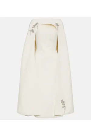 Safiyaa Bridal Verziertes Midikleid