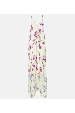 Jil Sander Bedrucktes Maxikleid