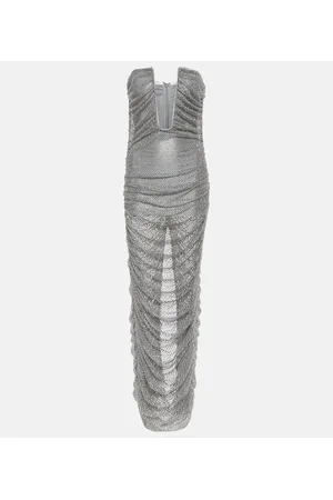 GIUSEPPE DI MORABITO Verzierte Robe aus Mesh