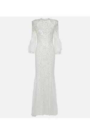 Jenny Packham Bridal Robe Hedda mit Kristallen