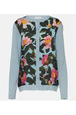 Oscar de la Renta Cardigan mit Seide