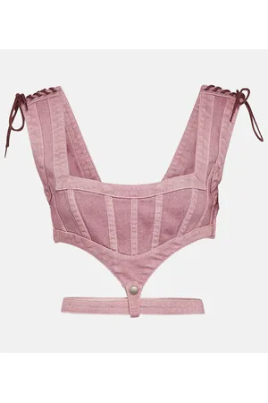 Jean Paul Gaultier X KNWLS Top aus Denim