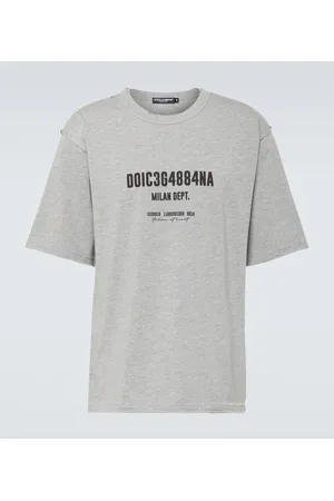 Dolce & Gabbana Bedrucktes T-Shirt aus Baumwolle