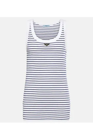 Prada Top aus Baumwoll-Jersey