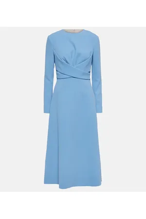 EMILIA WICKSTEAD Midikleid Elta aus Crêpe