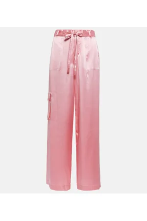 LOVESHACKFANCY Cargohose Cedric aus Seide