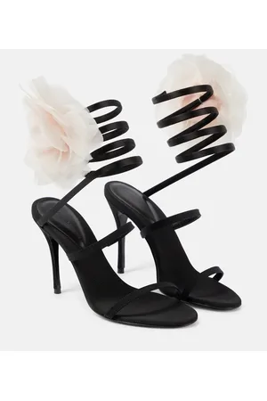 MAGDA BUTRYM Verzierte Sandalen aus Satin