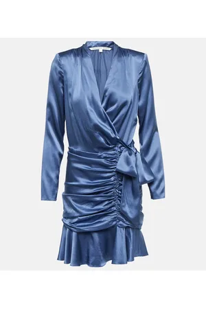 VERONICA BEARD Wickel-Minikleid Agatha aus Satin