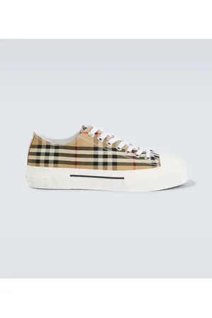 Burberry Sneakers Check aus Canvas