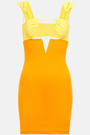 Nensi Dojaka Minikleid mit Cut-outs
