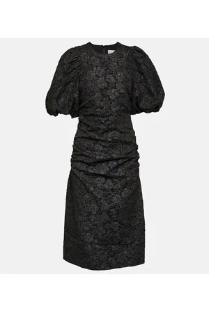 Ganni Midikleid aus Jacquard