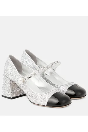 Miu Miu Verzierte Mary-Jane-Pumps