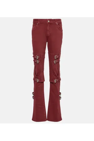 BLUMARINE Mid-Rise Boyfriend Jeans
