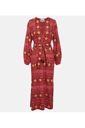 JOHANNA ORTIZ Besticktes Maxikleid