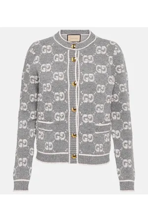 Gucci Cardigan GG aus Woll-Jacquard