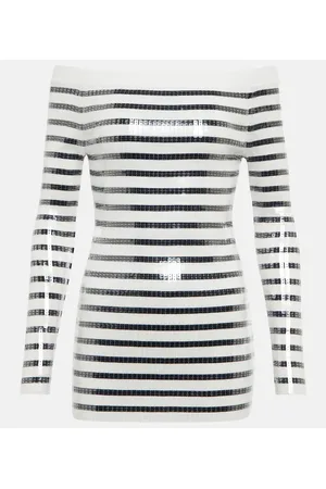 Jean Paul Gaultier Off-Shoulder-Minikleid mit Pailletten