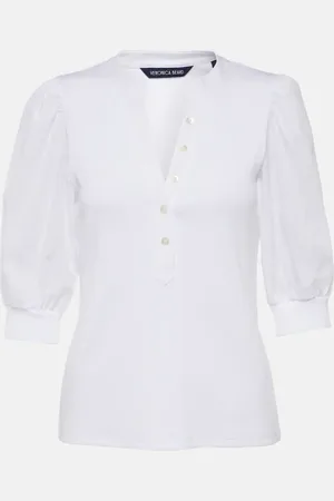 VERONICA BEARD Bluse Coralee aus einem Baumwollgemisch