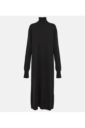 Jil Sander Midikleid aus Kaschmir