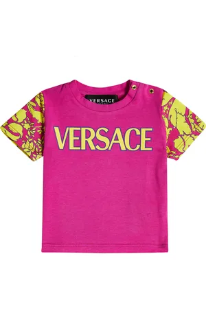 VERSACE Baby T-Shirt Barocco Silhouette