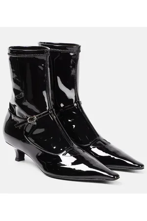 The Row Ankle Boots Cyd aus Lackleder