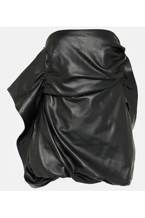 The Attico Minikleid aus Leder