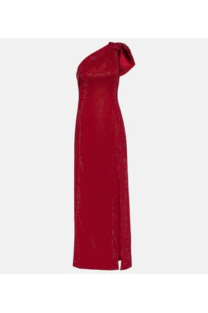 Roland Mouret One-Shoulder-Robe mit Kristallen