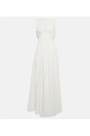 Brunello Cucinelli Maxikleid aus Baumwolle
